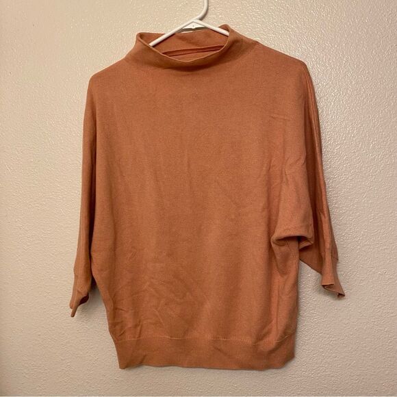 The Reset R Label Cashmere blend Funnel Neck Pullover dolman Sweater S/M - Picture 1 of 9